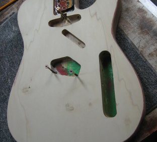 Fender Telecaster 60’s Refinish: Surf Green
